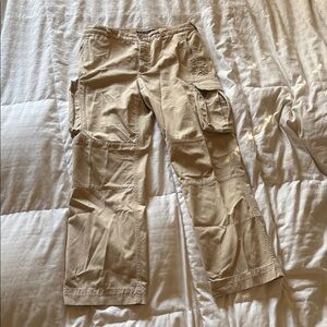 NWOT Vintage Beige Ralph Lauren Sport Chino Cargo Pants